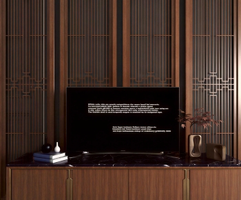 New Chinese Style TV Cabinet-ID:366081959