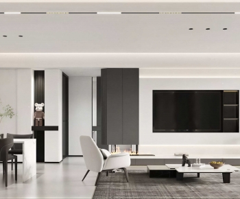 Modern A Living Room-ID:712860114