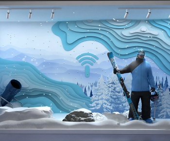 Modern Shop Window-ID:907989983