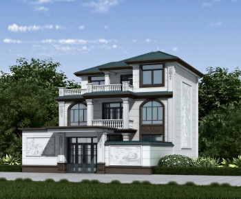 New Chinese Style Townhouse-ID:671091087