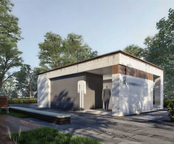 Modern Public Building-ID:763369081