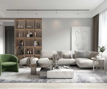 Modern A Living Room-ID:486248971