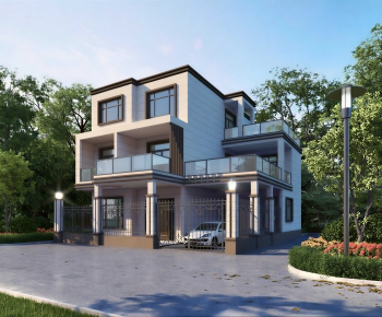 Modern Detached Villa-ID:287389045