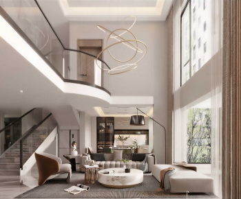 Modern A Living Room-ID:178670881