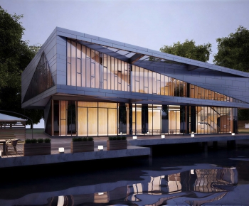 Modern Appearance Of Commercial Building-ID:661747934