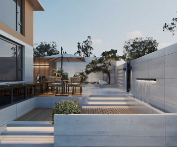 Modern Courtyard/landscape-ID:828020109