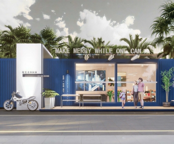 Modern Appearance Of Commercial Building-ID:592710028