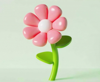 Modern Flowers And Grass-ID:102360267