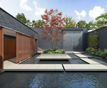 Modern Courtyard/landscape-ID:217597969