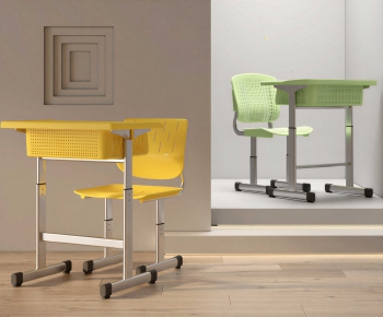 Modern Computer Desk And Chair-ID:947207934