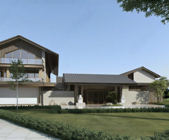 New Chinese Style Courtyard/landscape-ID:116798961