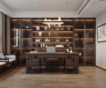 New Chinese Style Study Space-ID:393649104