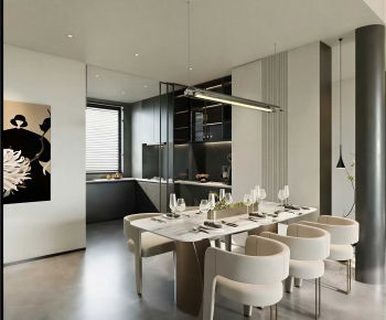 Modern Dining Room-ID:674957042