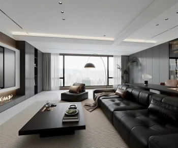 Modern A Living Room-ID:988919975