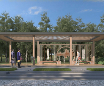 New Chinese Style Courtyard/landscape-ID:703155995