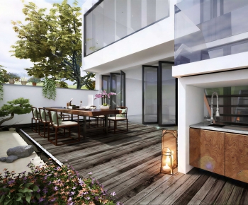 Modern Courtyard/landscape-ID:953627119