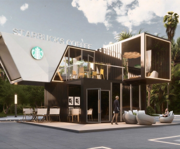 Modern Appearance Of Commercial Building-ID:954556947