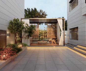 Modern Courtyard/landscape-ID:373890442