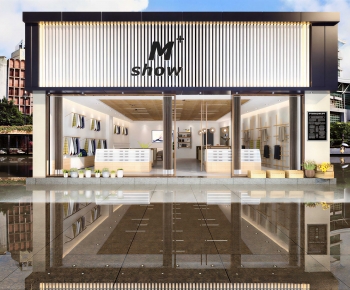 Modern Facade Element-ID:107908015