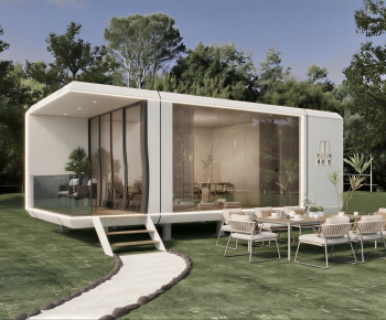 Modern Residential Building-ID:742448092