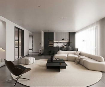 Modern A Living Room-ID:643081907