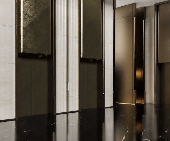 Modern Office Elevator Hall-ID:793812043