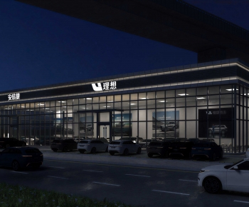 Modern Appearance Of Commercial Building-ID:591443067