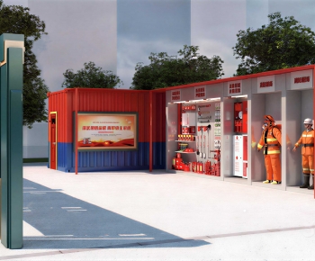 Modern Exhibition Hall-ID:479657895