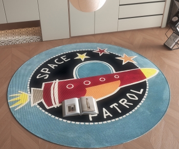 Modern Circular Carpet-ID:957675932