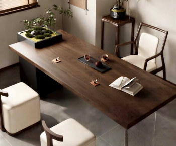 New Chinese Style Tea Tables And Chairs-ID:271295072