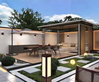 Modern Courtyard/landscape-ID:914675006