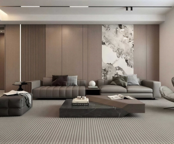Modern A Living Room-ID:730273012