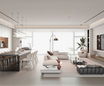 Modern A Living Room-ID:893358957