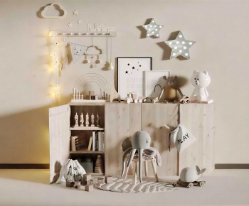 Nordic Style Decorative Cabinet-ID:727539067