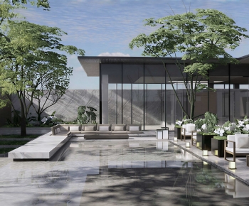 Modern Courtyard/landscape-ID:422611004