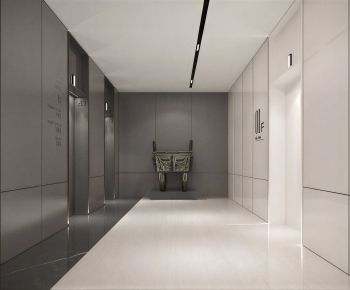 Modern Office Elevator Hall-ID:475739001