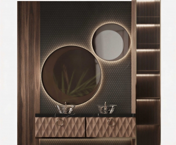 Modern Bathroom Cabinet-ID:107531072