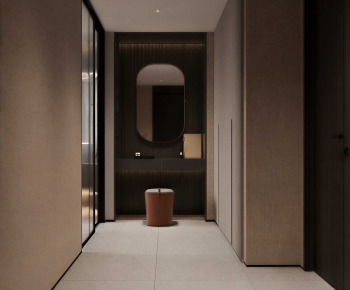 Modern Clothes Storage Area-ID:451679276