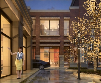 Modern Appearance Of Commercial Building-ID:630534893