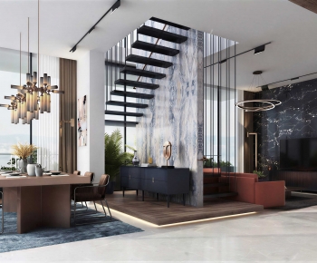 Modern A Living Room-ID:422885898