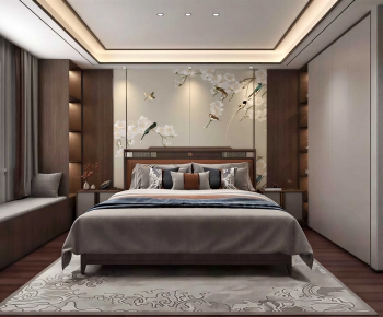 New Chinese Style Bedroom-ID:360120062