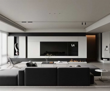 Modern A Living Room-ID:652878054