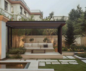 New Chinese Style Courtyard/landscape-ID:164962051