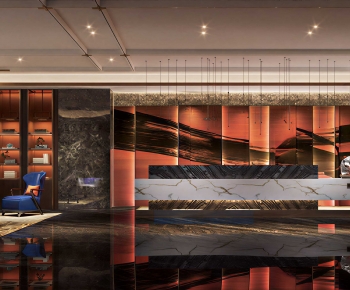 New Chinese Style Lobby Hall-ID:958059077