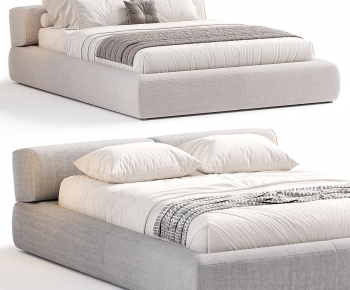 Modern Double Bed-ID:528882983