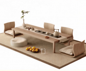 Japanese Style Tea Tables And Chairs-ID:244360038