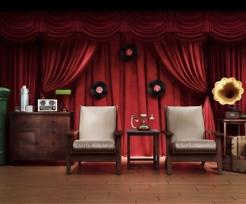 Retro Style Exhibition Hall-ID:679914008