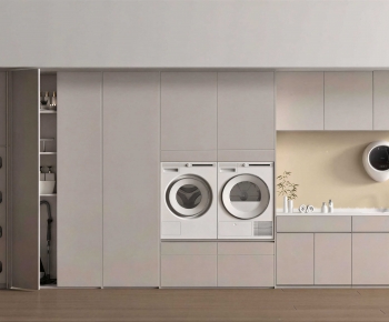 Modern Balcony Laundry Room-ID:145689016