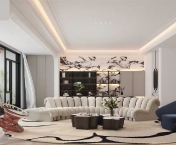 Modern A Living Room-ID:995104077