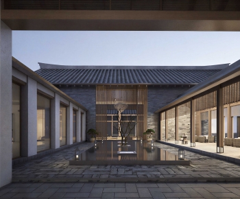New Chinese Style Courtyard/landscape-ID:818865068